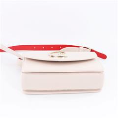 CHRISTIAN LOUBOUTIN Loubi54 Small Pink Leather Women Crossbody Bag